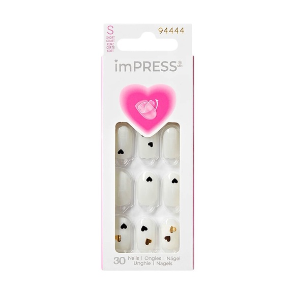 imPRESS Design Two of Hearts New Set of 30 Press On Nails NWT - Picture 6 of 7